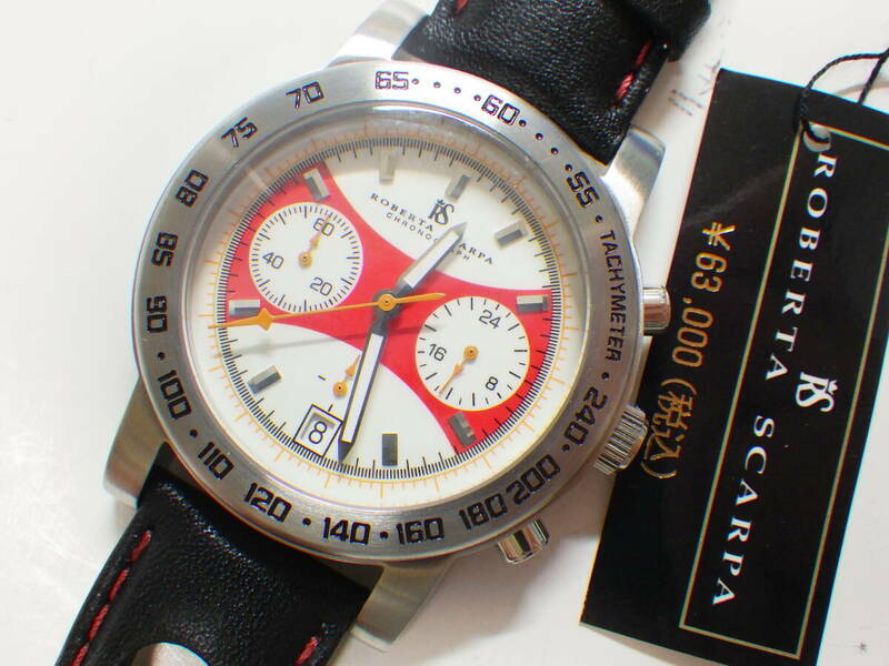 ロベルタスカルパ クロノグラフ クオーツ腕時計 RS-6017 #894