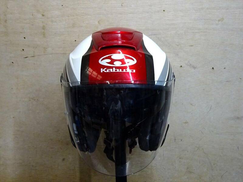 （Nz052604）OGK Kabuto オージーケーカブト ASAGI ジェットヘルメット Mサイズ アサギ