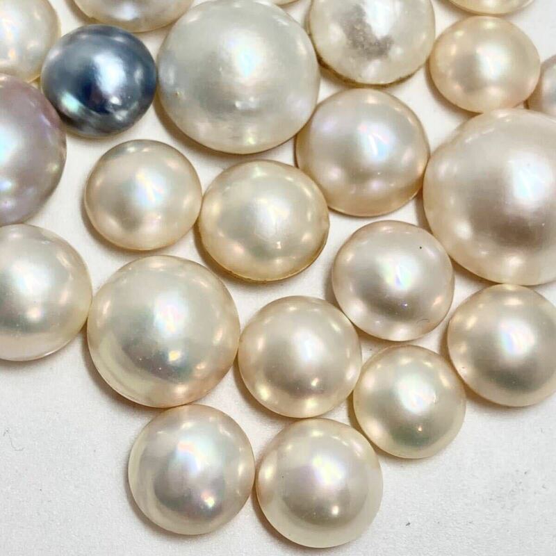 「マベパールおまとめ」m◎250ct 11-20mm pearl パール 半円真珠 ジュエリー jewelry 裸石 宝石 CE0