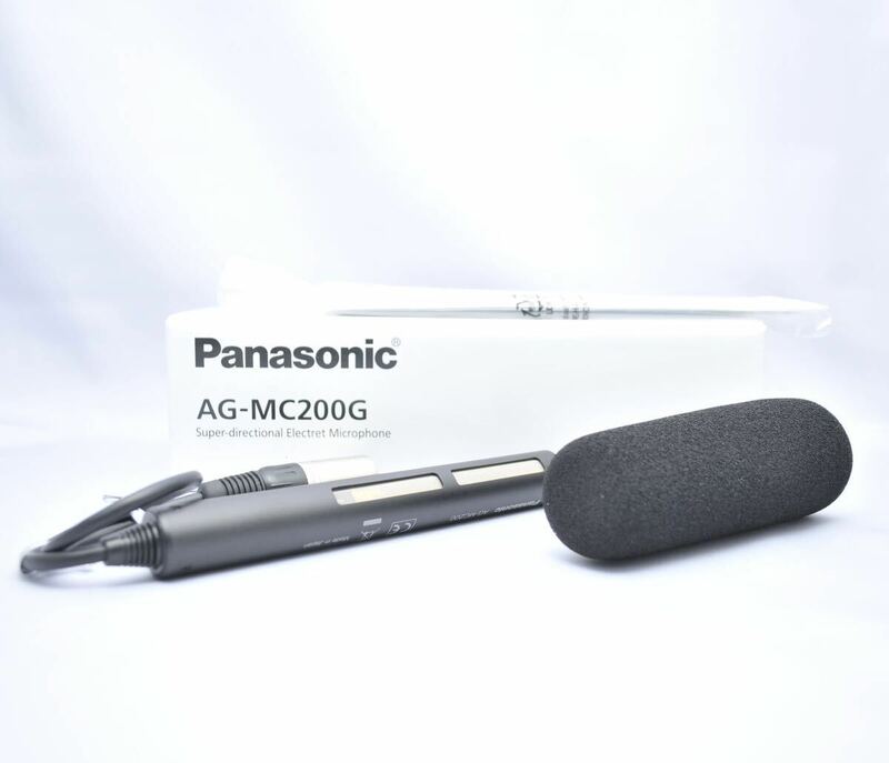 パナソニック(Panasonic) ビデオカメラ用 超指向性マイクロホン (モノラル) AG-MC200G