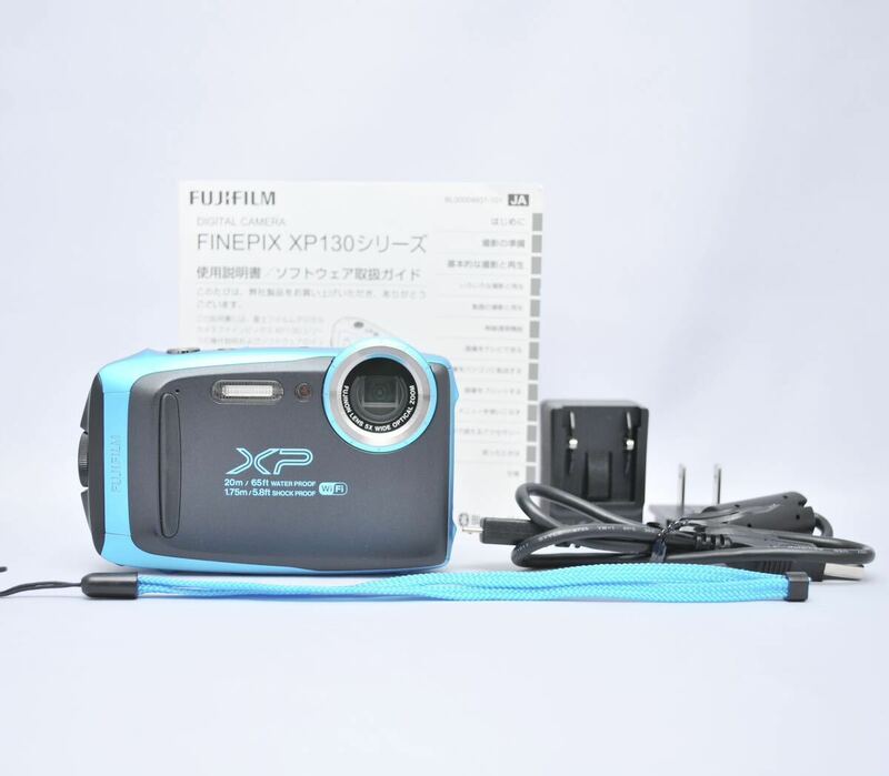 FUJIFILM フジフイルム x-pro2防水カメラ XP130 スカイブルー FX-XP130SB