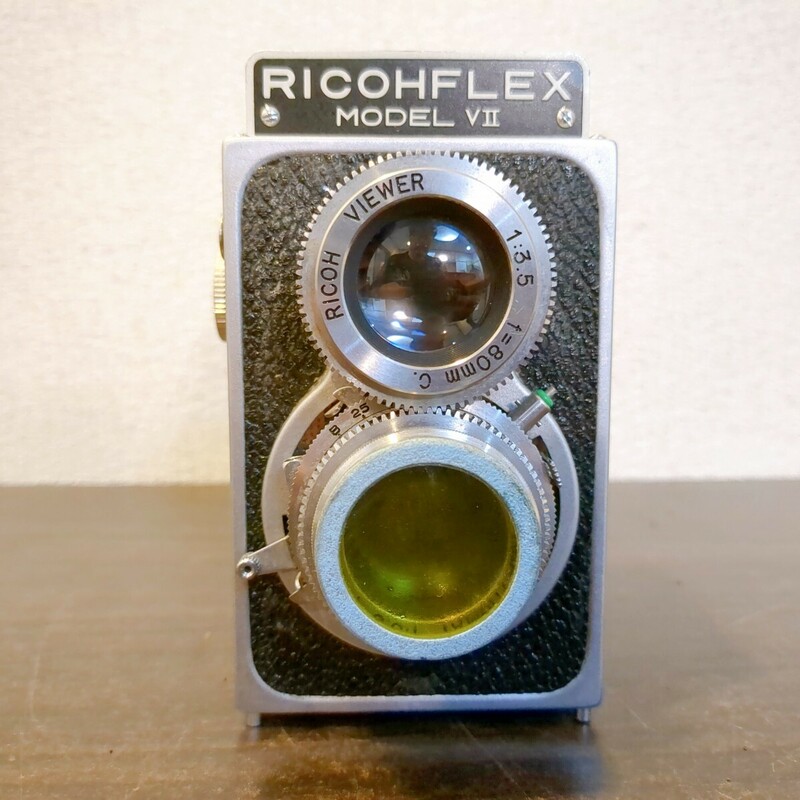 リコーフレックス RICOHFLEX MODEL V II 二眼レフ フィルムカメラ レンズ アンティーク レトロ ヴィンテージ　Y895