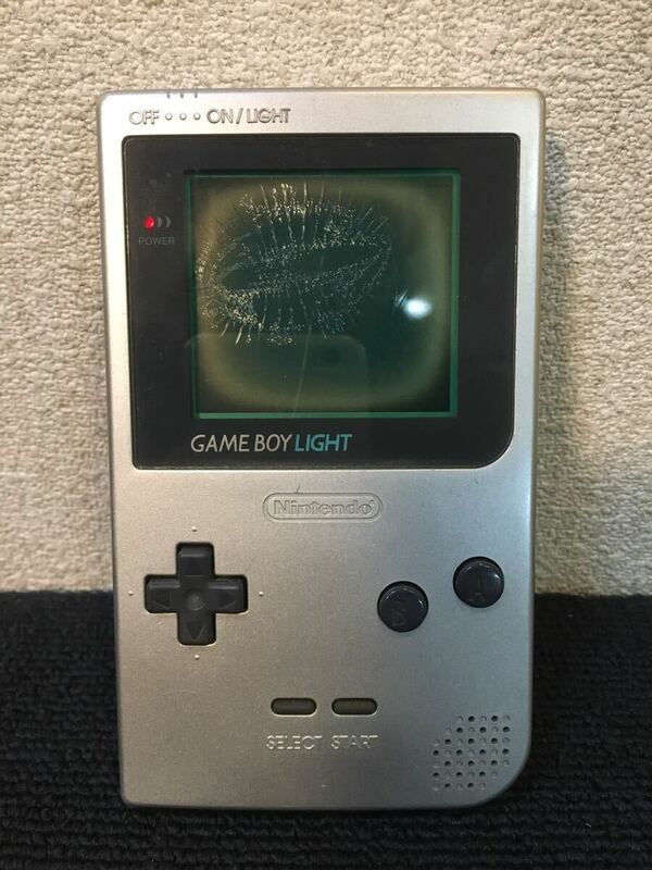 Nintendo ゲームボーイ LIGHT GAMEBOY MGB-101 通電可 ジャンク　Y884