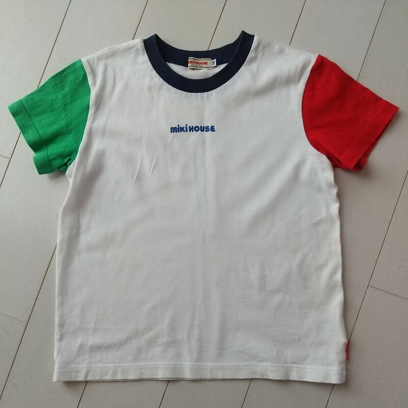 ミキハウス シンプルロゴ 半袖Tシャツ 130