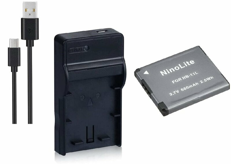 セットDC130 USB充電器 と Canon NB-11L NB-11LH 対応 互換バッテリー
