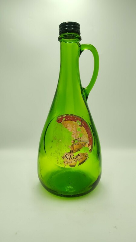 ON10】ビンテージ空き瓶　緑色　インテリア用　ヴィンテージ風　空きワインボトル　飾り用　置物　置き物　空きビン　あきビン　空瓶
