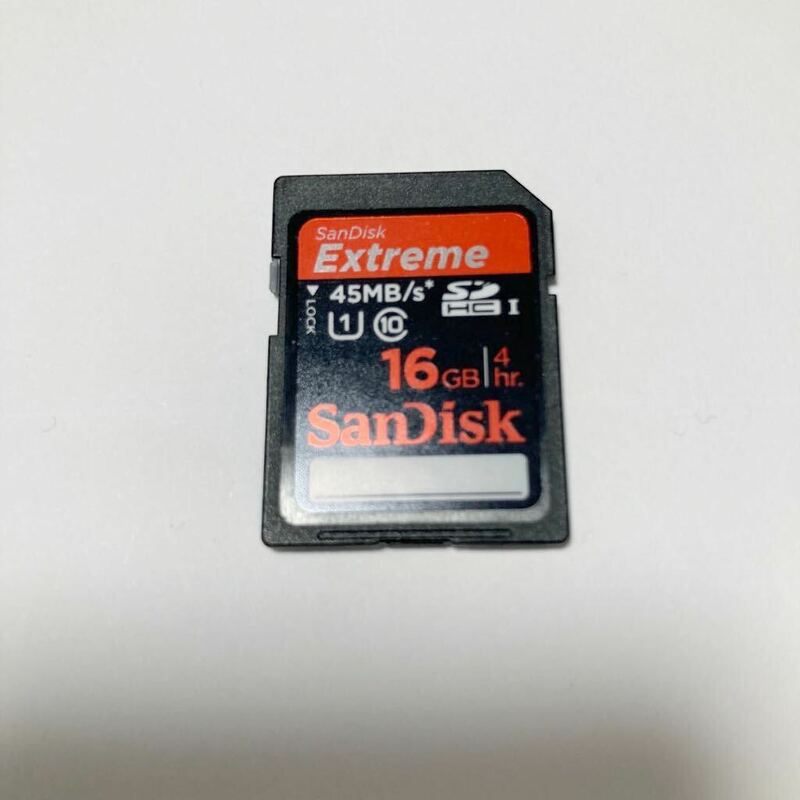 SanDisk Extreme 45MB/s 16GB SDHC カード カメラに最適 Y0028