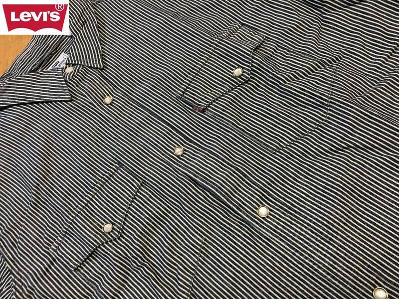 Levis(リーバイス) Western Denim Shirt ウエスタンシャツ デニムシャツ A1919-0030 ＵＳサイズＭ(日本サイズ約Ｌ) 