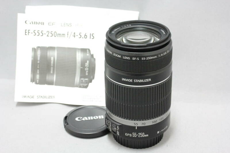 ■動作確認済■　キヤノン（Canon）　EF-S 55-250mm F4-5.6 IS　■お手軽望遠レンズ♪■