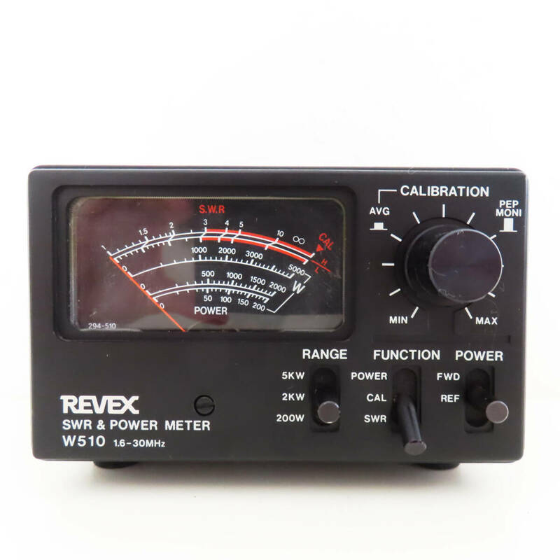 K05 REVEX リーベックス W510 SWR パワーメーター 1.6～30MHz アマチュア無線 ジャンク