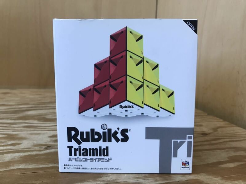mH 60 ルービックトライアミッド メガハウス MegaHouse Rubik's Triamid ※未使用長期保管品、外箱に傷み有り
