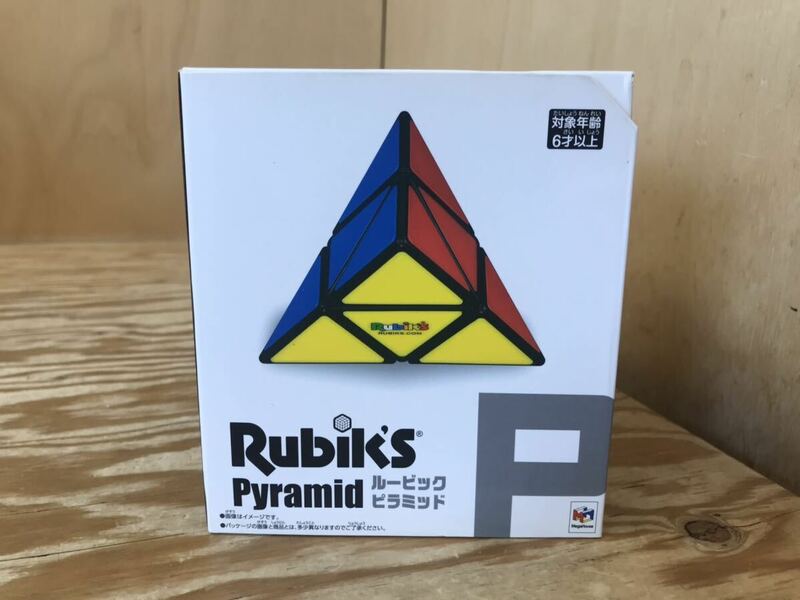 mK 60 ルービックピラミッド ② Rubik's Pyramid メガハウス Mega House ※未使用長期保管品、外箱に難あり、破けあり