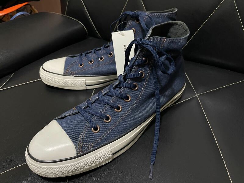 未使用 保管品 CONVERSE ALLSTAR コンバース 1CJ041 30cm スニーカー ハイカット レースアップ デニム インディゴ オシャレ メンズ