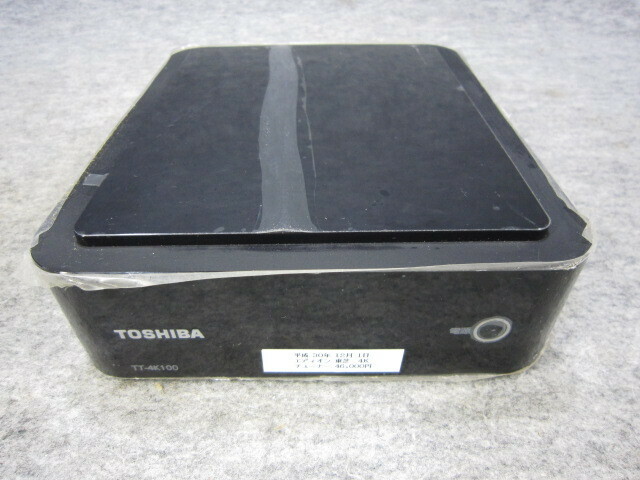 ◆東芝BS/CS 4K録画対応チューナー TT-4K100／TOSHIBA ４Kチューナー B-CASカード付き 中古◆