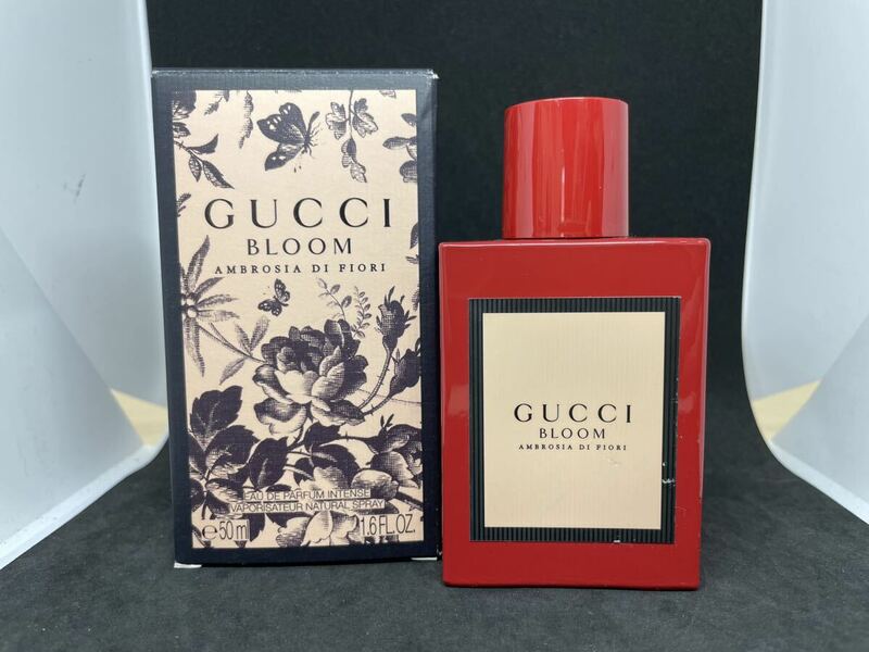 【ほぼ未使用】GUCCI BLOOM AMBROSIA DI FIORI グッチ ブルーム アンブロシア ディ フィオーリ オードパルファム インテンス 50ml 香水