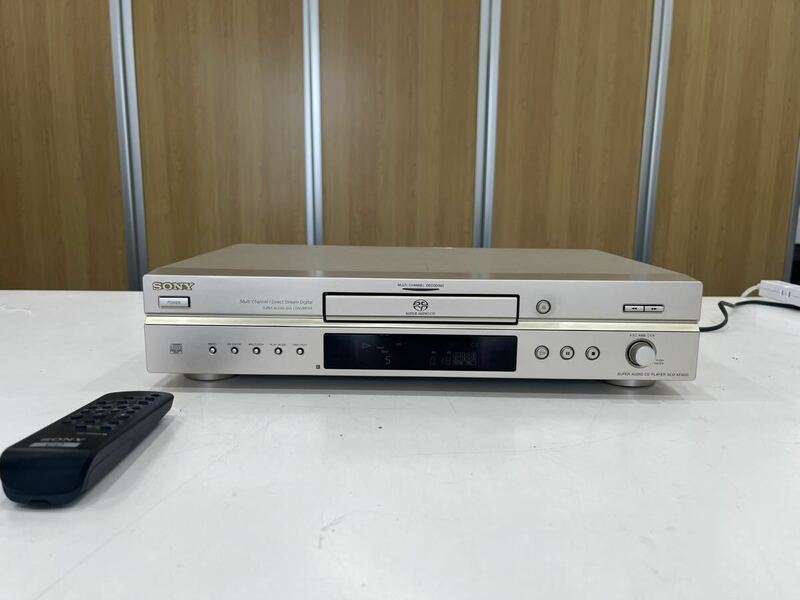 SONY ソニー SCD-XE600 SACD CD プレーヤー デッキ スーパーオーディオ マルチチャンネル D/AコンバーターIC 現状品