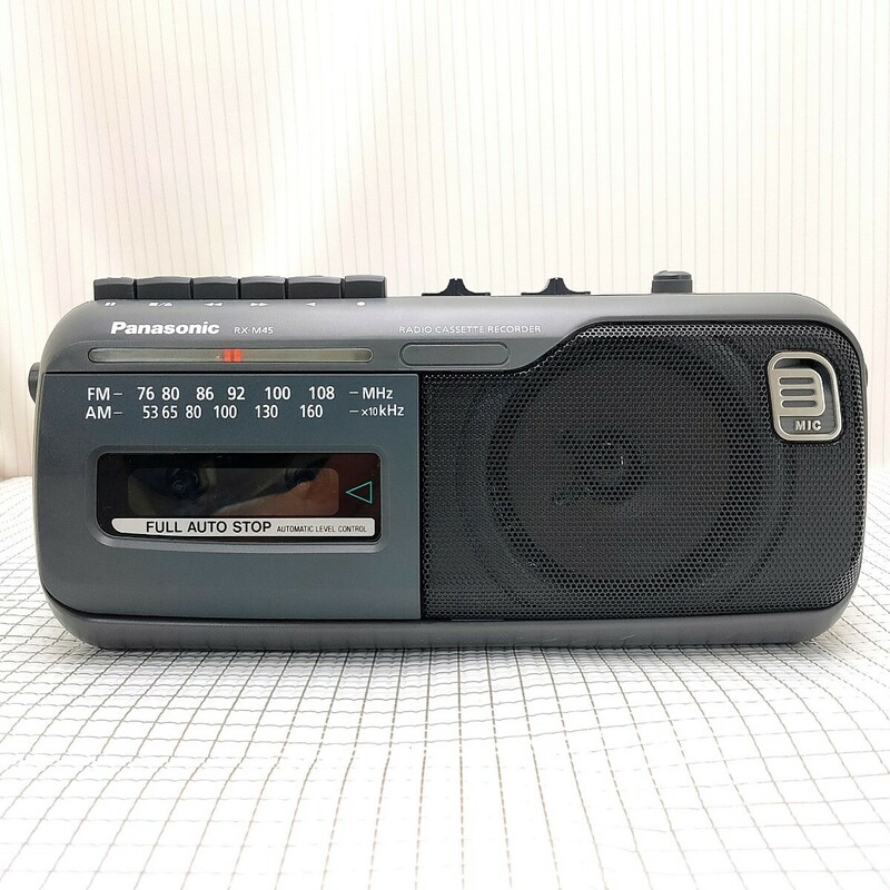 パナソニック ラジオカセットレコーダー RX-M45/2017年製