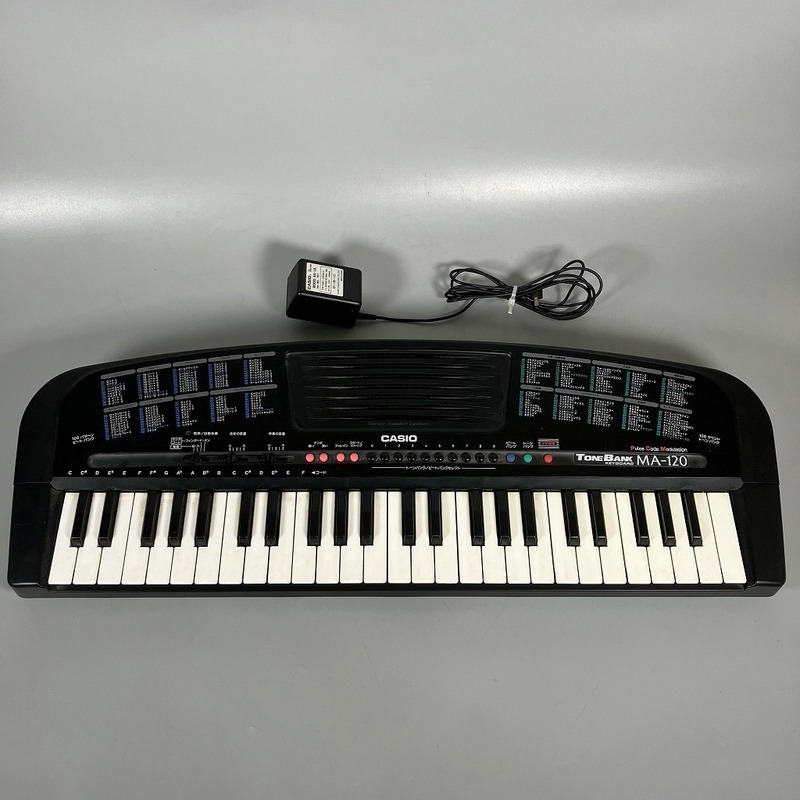 C3-194　CASIO カシオ TONE BANK 電子 キーボード MA-120 鍵盤楽器 中古品