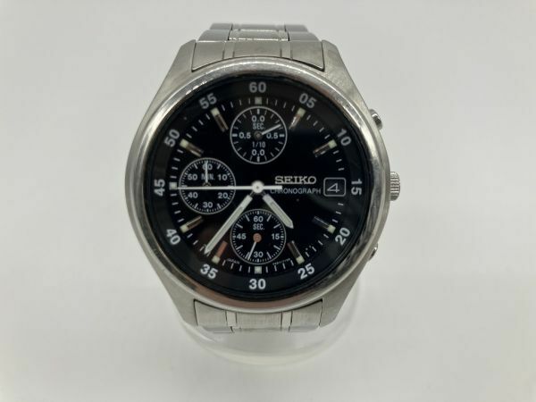 C1-015 SEIKO セイコー CHRONOGRAPH クロノグラフ V657-7100 メンズ 腕時計 クオーツ