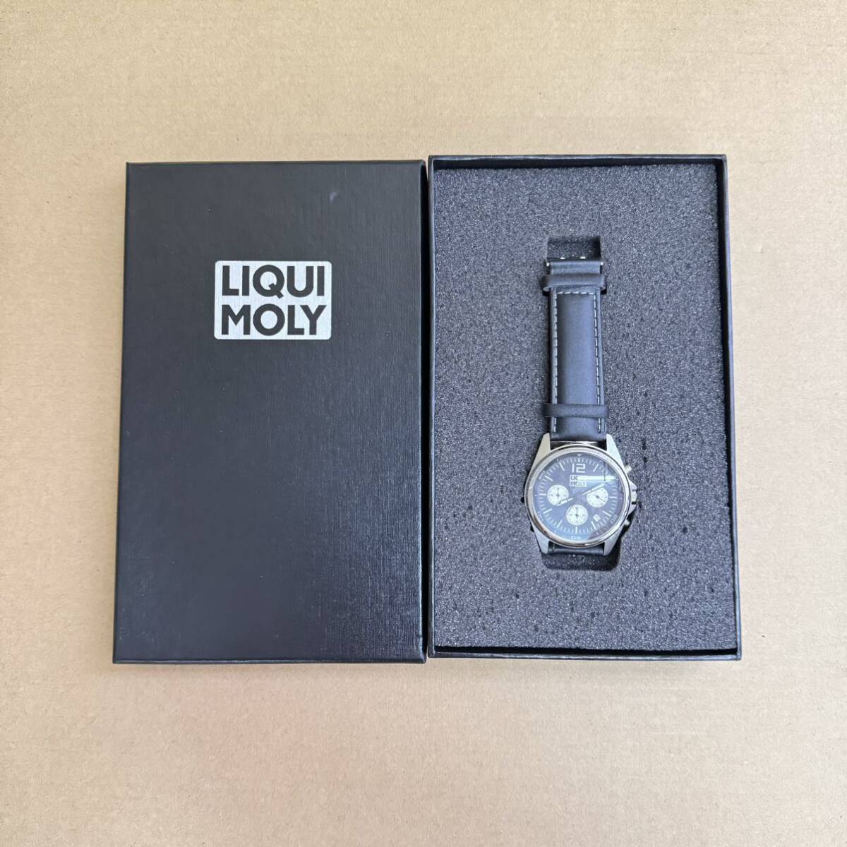 新品 未使用 LIQUI MOLY リキモリ 腕時計 Nr.811004 WATER RESISTANT STANLESS STEEL CASEBACK 3ATM SHSH0101-1a1