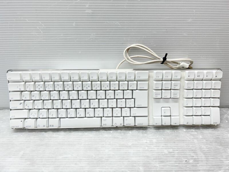 Apple Mac 純正品 USB有線キーボード (A1048) 日本語配列 ジャンク品