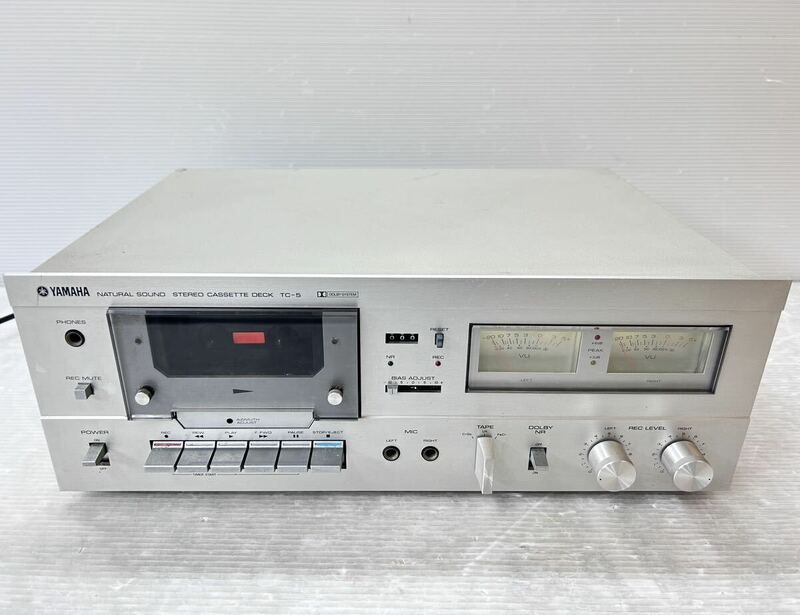 YAMAHA/ヤマハ NATURAL SOUND STEREO CASSETTE DECK (TC-5) NS SERIES ステレオカセットデッキ 通電OK ジャンク品