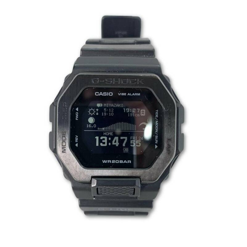 〇中古品〇CASIO カシオ G-SHOCK Gショック G-LIDE Gライド 20BAR クオーツ デジタル 腕時計 GBX-100