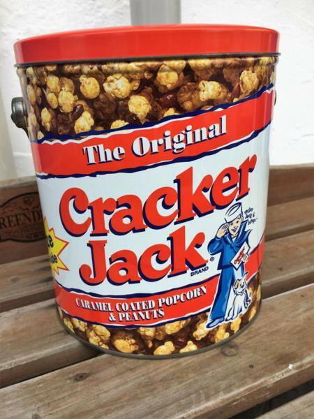 綺麗実用可能★アメリカンヴィンテージ缶★CRACKER JACK★