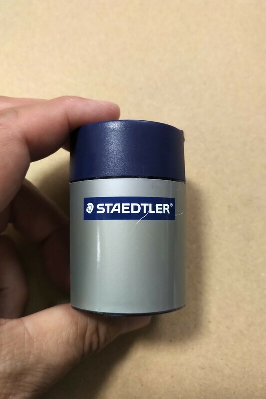 ステッドラー STAEDTLER 鉛筆削り graphite 携帯用えんぴつ削り ドイツ製 90年代 美品 筆記具は鉛筆派のあなたに