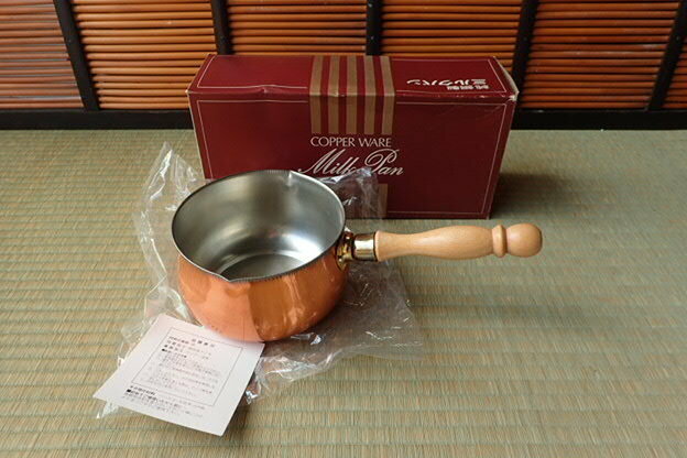 20-95 COPPER WARE　純銅製　ミルクパン　片手鍋