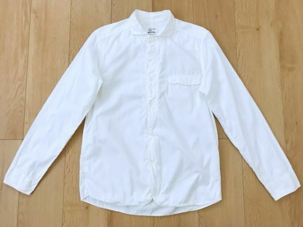【良品】quadro クオドロ★コットンシャツ★白★1