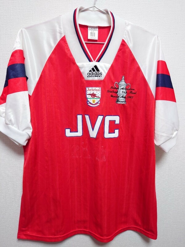adidas　1993 アーセナル　Arsenal FAカップ　優勝　 ユニフォーム