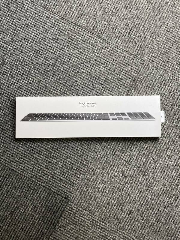 #467 極美品 Apple Magic Keyboard with Touch ID マジックキーボード タッチID A2520 シルバー×ブラック 現状品