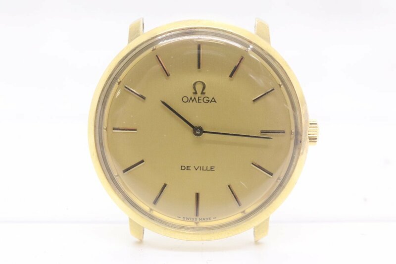 【ト足】 OMEGA オメガ DE VILLE デビル 腕時計 文字盤 手巻き 2針 CE833CTT1W