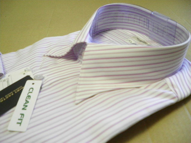 百貨店ブランド*SHIRT FACTORY Clean.Fit/CHOYA*サイズ L 41-84*綿100%/高級Yシャツ 形態安定加工