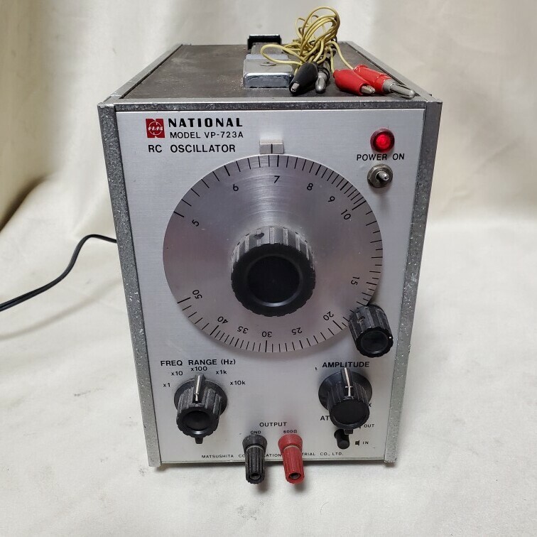 National VP-723A RC発振器 RCオシレーター　通電確認OK
