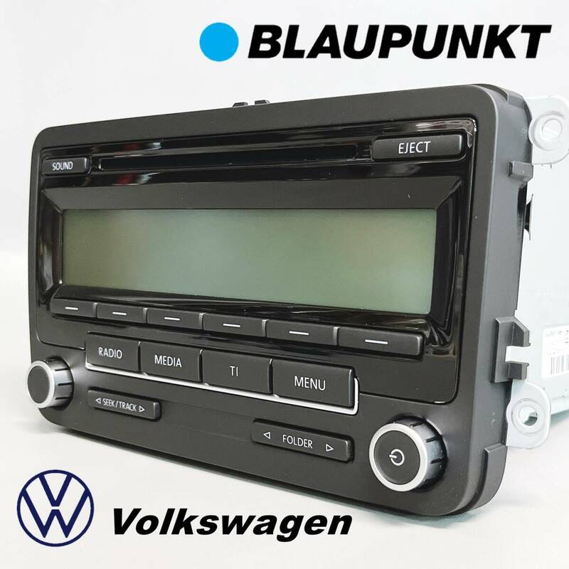 【BLAUPUNKT GMBH】ブラウプンクト フォルクスワーゲン CDラジオプレーヤー ” VW-5M0 035 183 ” カーオーディオ