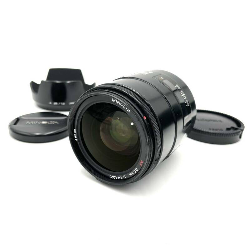 美品 MINOLTA ミノルタ AF LENS 35mm F1.4 (22) レンズ オートフォーカス 一眼カメラ用