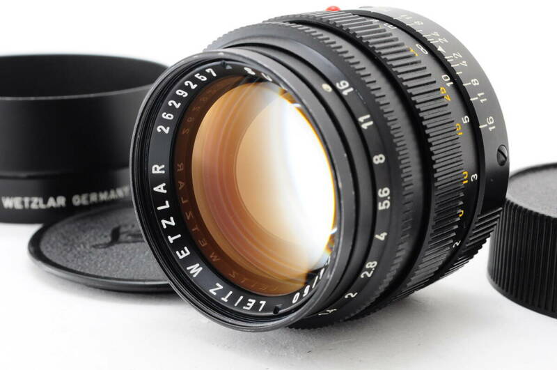 ライカ ズミルックス Leica Summilux M 50mm f1.4 ver.2 第二世代 フード付き [クリーニング済み] #597