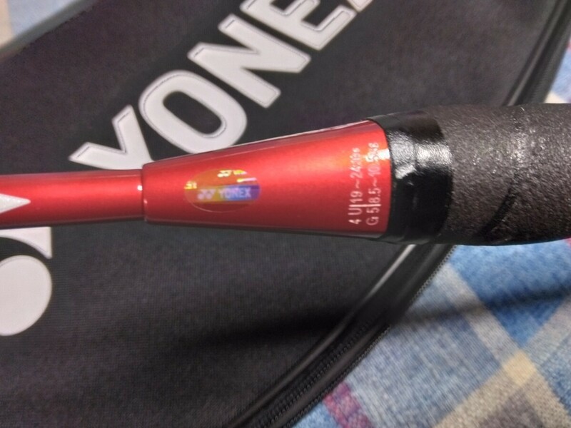 超希少 国内未発売 4UG5 YONEX ヨネックス アークセイバー 11 ARCSABER 7 新品 バドミントンラケット 正規品 後期モデル 赤白メタリック青
