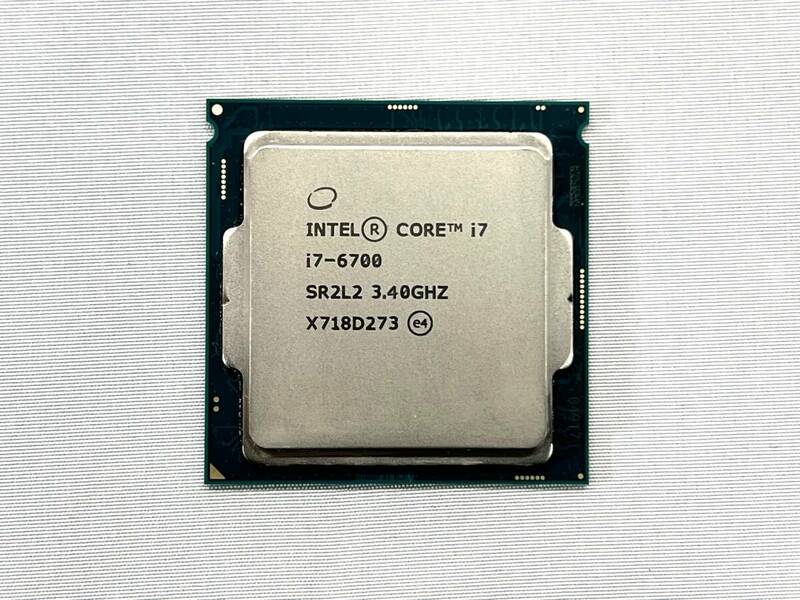 □【Core i7/第6世代/BIOS起動】 Intel CPU Core i7-6700 SR2L2 3.40GHz 最大 4.00GHz インテル □ W01-0516