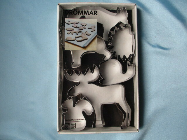 IKEA イケア　DROMMAR　アニマル　動物　クッキー 型　未開封品