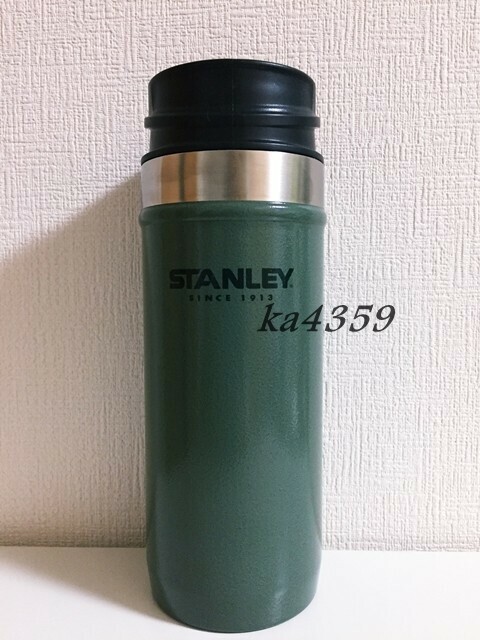 新品 旧ロゴ ★スタンレーSTANLEY Adventure Mug アドベンチャーワンハンド バキュームマグ グリーン473ml緑 ★ 水筒/ボトル/魔法瓶　