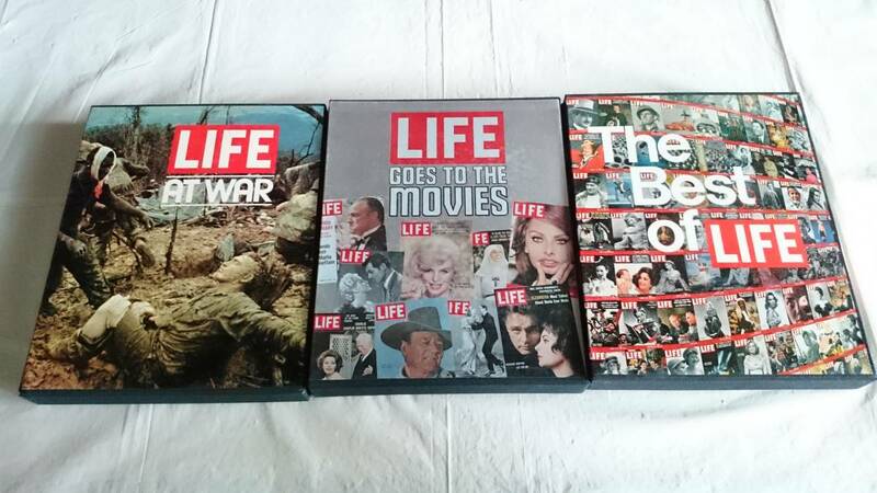 送料無料☆LIFE AT WAR、LIFE GOES TO THE MOVIES、The Best of LIFE 3冊セット