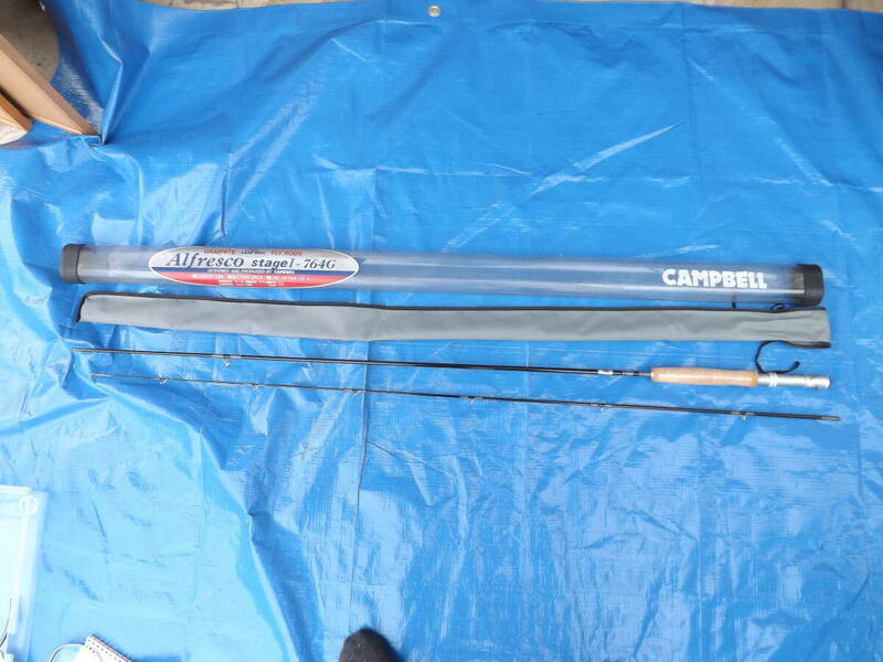 中古.良品●ほぼ未使用●チームキャンベル●FLY RODS●アルフレスコ ステージ●【I-764G】●2PCS●7’6”●AFTMA #3-4●カーボン98%●　