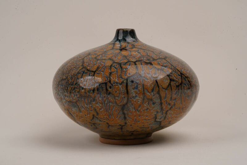 中国 古美術 窯変 球型 花瓶 南宋