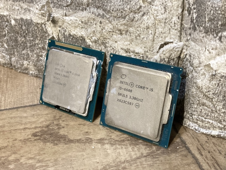 Intel CPUセット i5-6600/3550 2枚セット 動作未確認 「17804」
