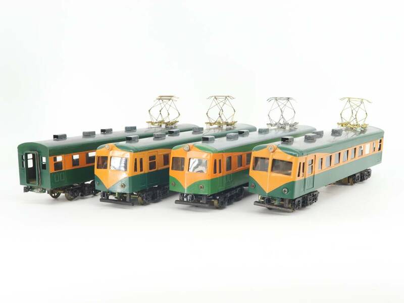 【蔵】Oゲージ 80系 湘南電車 鉄道模型 4個まとめて 中古品 現状品 H-S1007A