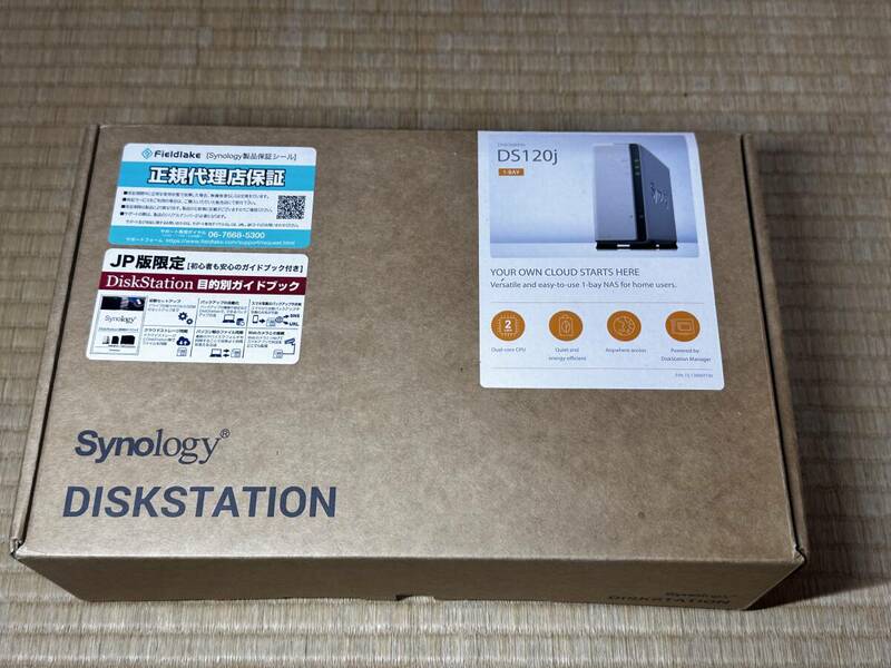 Synology NASキット 3.5インチHDD 1ドライブ用 DS120j