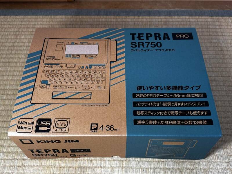 未使用品/キングジム TEPRA PRO テプラ ラベルライター SR750